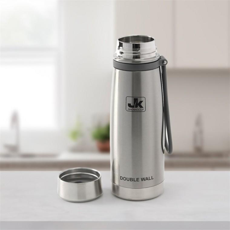 티보틀 보온병600ml 실버 보온텀블러 보온물병 보온보냉스텐보온병