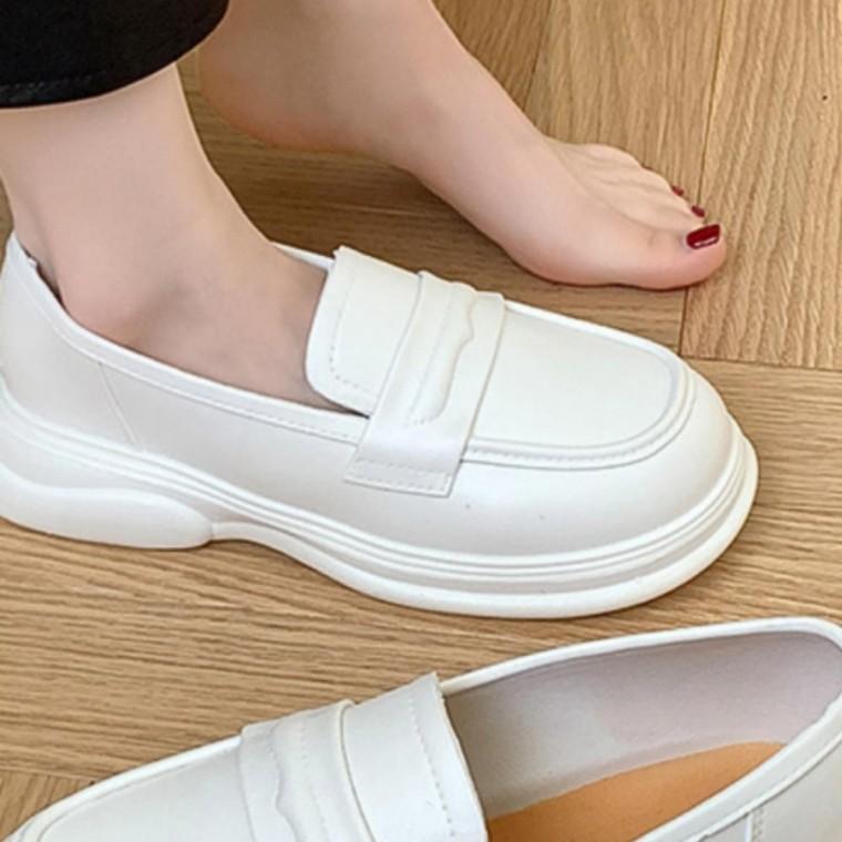 여자 젤리 로퍼 슬립온 여성 단화 편한 플랫슈즈 쿠션 캐주얼 슈즈