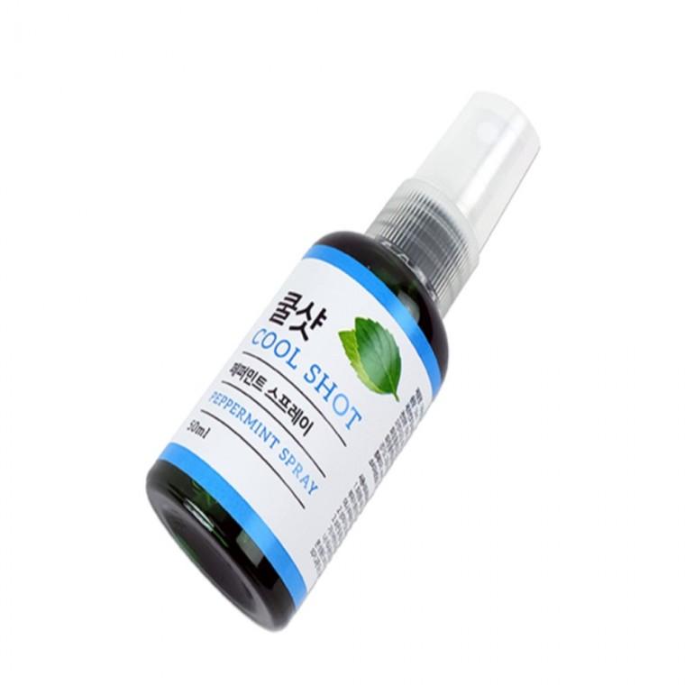 페퍼민트 스프레이 50ml 바디스프레이 수분스프레이 바디쿨링스프레이 쿨링미스트 땀냄새제거스프레이