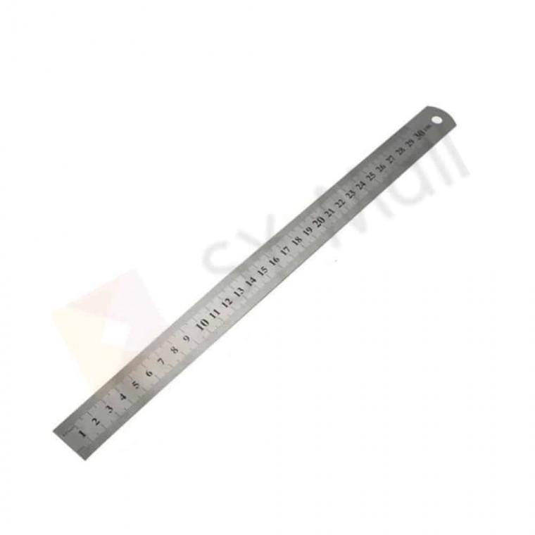 스텐소품 표준자 스틸자 30cm 300mm