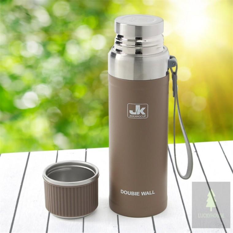 이중진공 스텐보온보냉병 750ml 브라운 보온물병 절대새지않는텀블러 흐르지않는텀블러