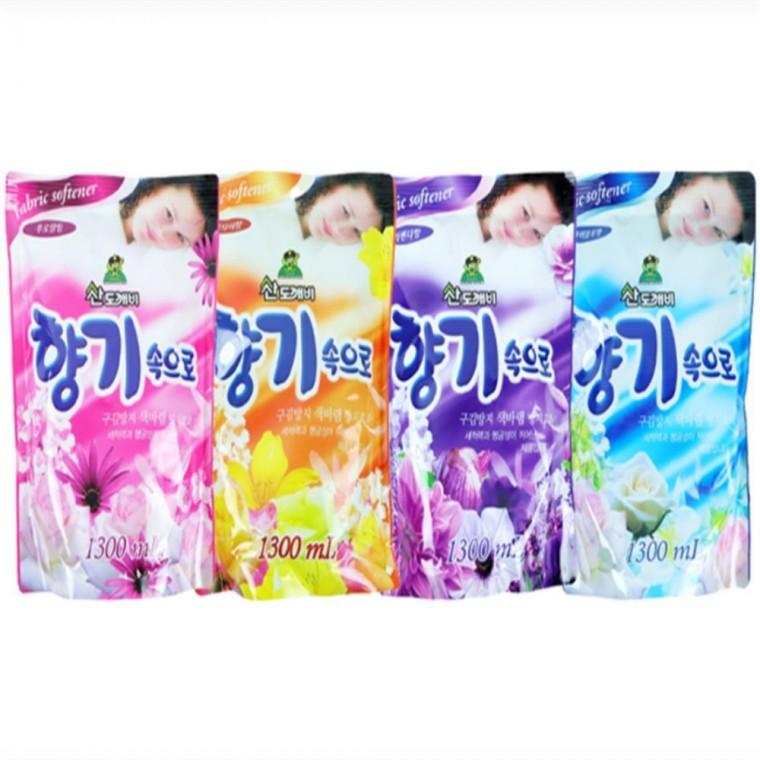 섬유유연제 1300ml 향기좋은섬유유연제 섬유린스리필용 대용량섬유유연제 섬유유연제리필 가성비섬유유연제