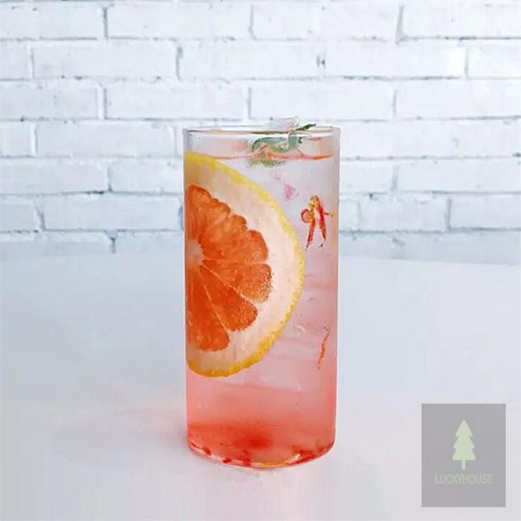 투명 내열 유리컵350ml 아이스유리컵 수입커피잔 라떼유리컵