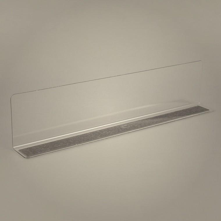 가정용 투명 칸막이 자석형 28x6cm 1P 투명칸막이진열대 제품진열대