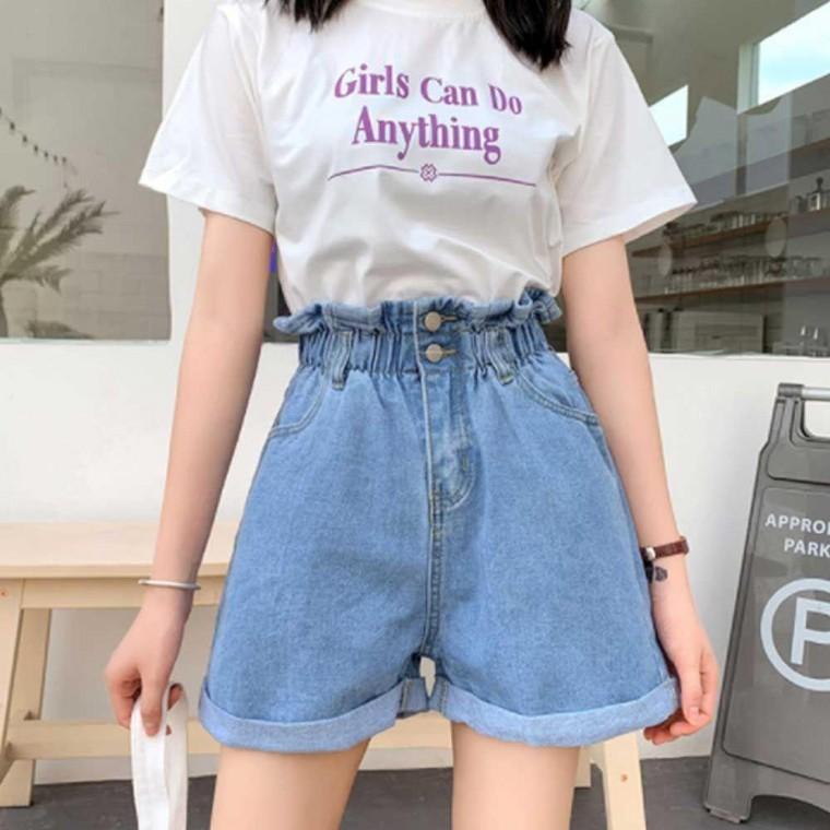 유행 타지 않는 썸머 데일리 팬츠 롤업 데님 반바지