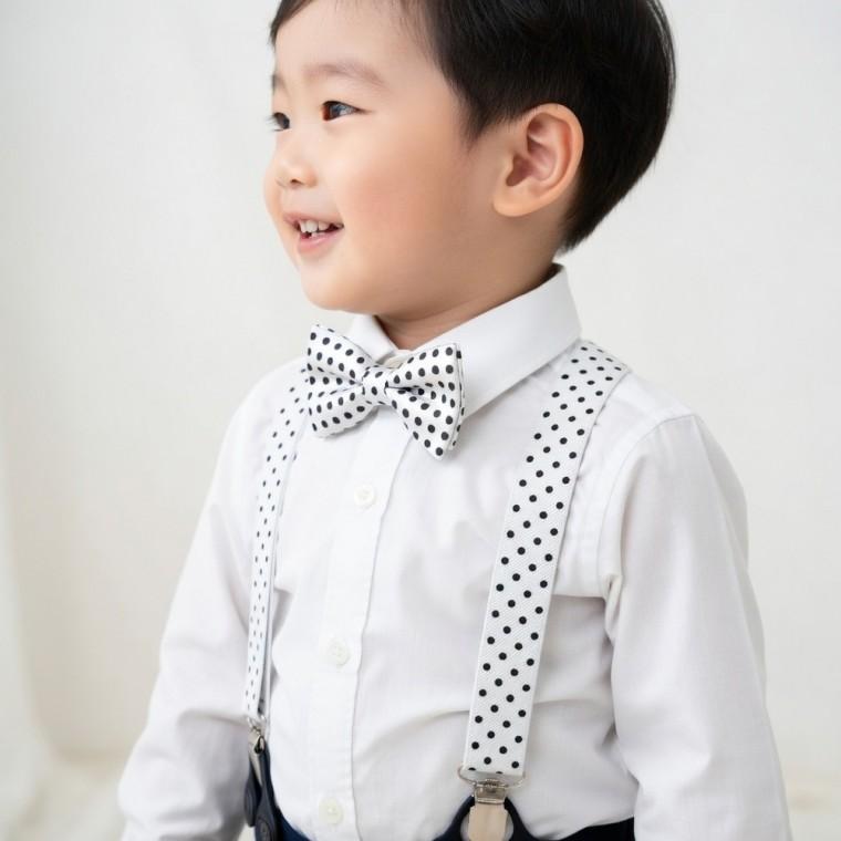 아동 멜빵 화이트 패션 서스펜더 끈 악세사리