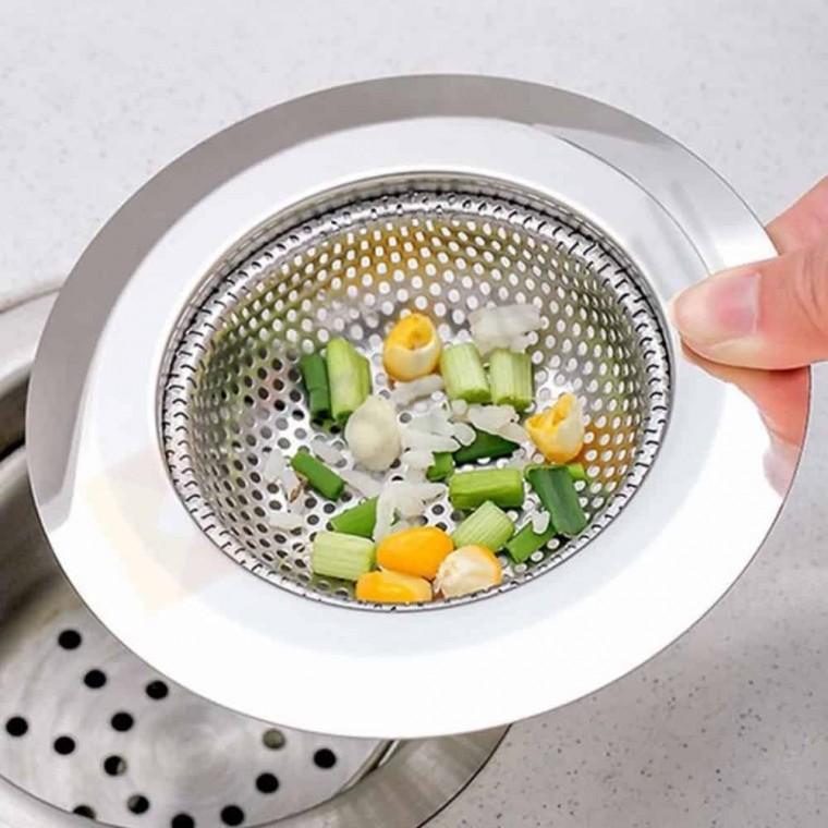 스테인레스배수구망 싱크대거름망중형 스텐 배수구 거름망 5.6cm