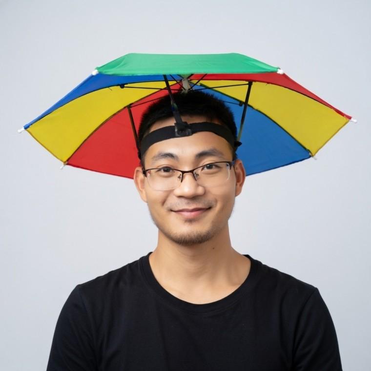 모자우산 파라솔 등산용 휴대간편 야외활동 휴대용