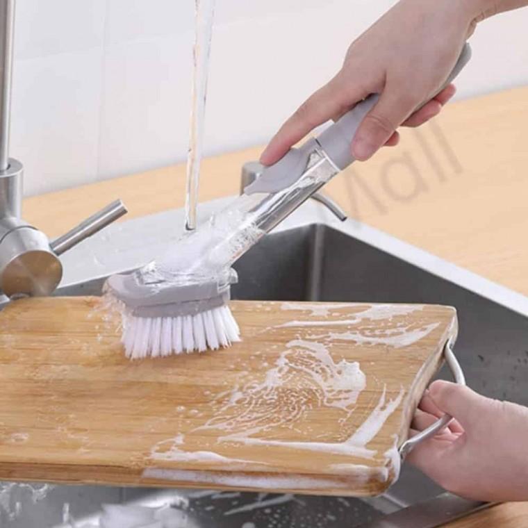 주방수세미 설거지수세미 자동 세제 브러쉬