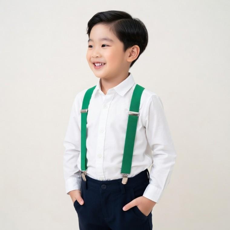 키즈멜빵 멜빵끈 집게 스타일 파티복 정장