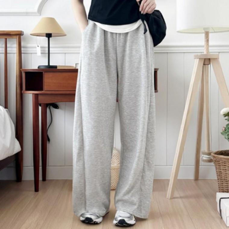트레이닝 와이드 통바지 데일리 여성 팬츠 여름 츄리닝 홈웨어 이지웨어