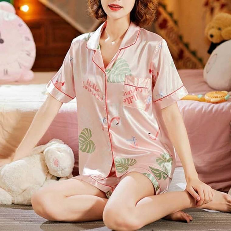 20대 30대 홈드레스 여자 반팔 반바지 세트 잠옷