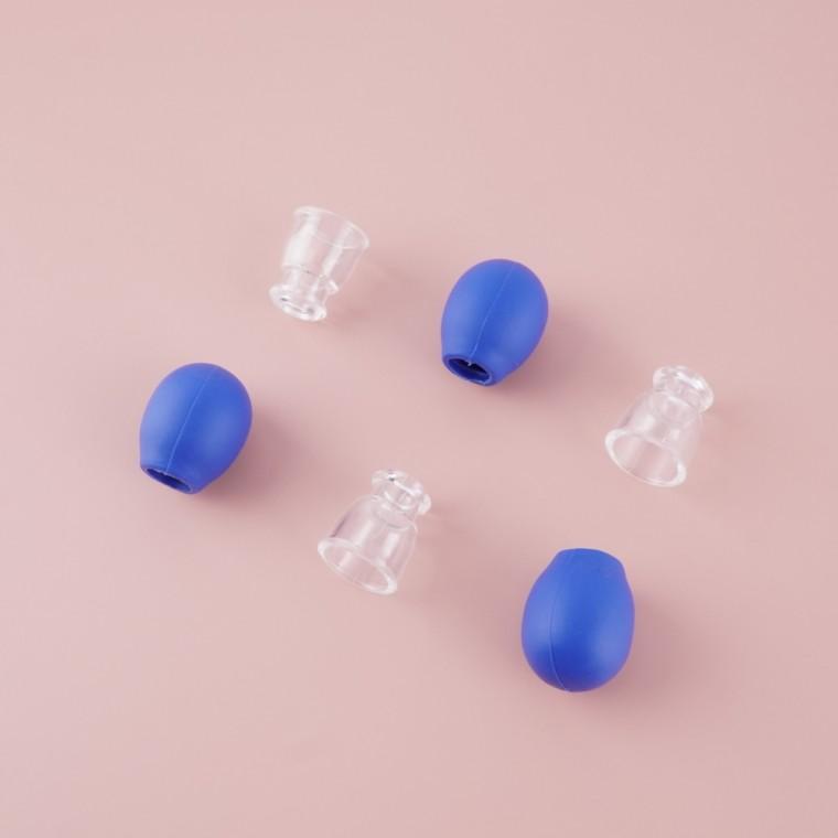 페이스괄사 얼굴마사지기 실리콘 페이스 리프팅 2p