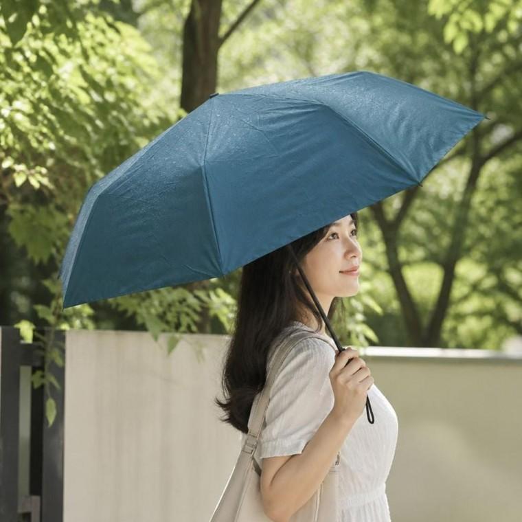햇빛가림 자외선차단 자동 우산 겸용 양산 그린 우양산