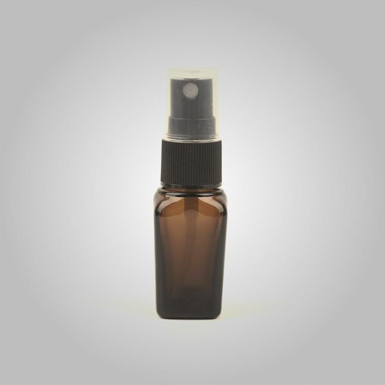 가정용 사각 스프레이 유리공병 갈색 사각유리공병 공용기
