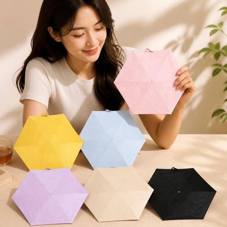5단 양우산 자외선차단 햇빛가리개 휴대용 양산 우산