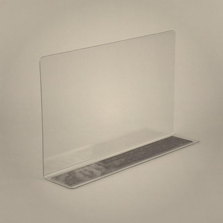 가정용 투명 칸막이 자석형 20x12cm 1P 투명칸막이진열대 제품진열대