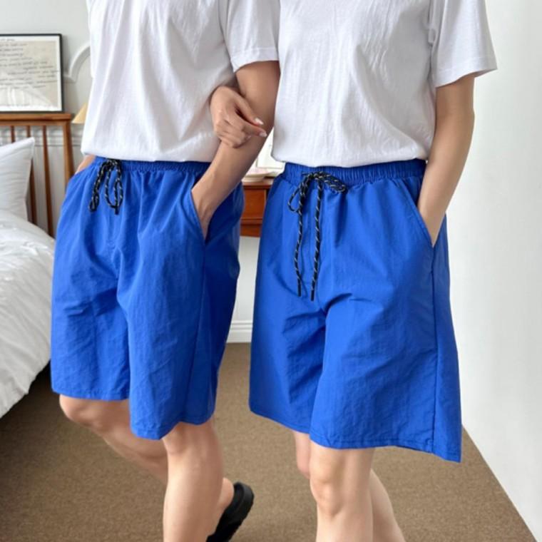 비치 반바지 커플 패밀리 물놀이 여름 팬츠 남녀공용 수영장 비치웨어