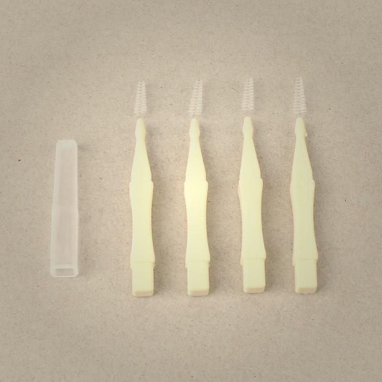가정용 일자형 치간칫솔 4P 휴대용치간칫솔 솔이쑤시개