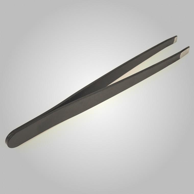 가정용 일자형 메탈 쪽집게 핀셋 블랙 1P 미용쪽집게 뷰티핀셋