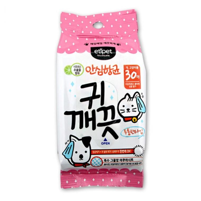 (3개묶음)에티펫 귀 깨끗 30매