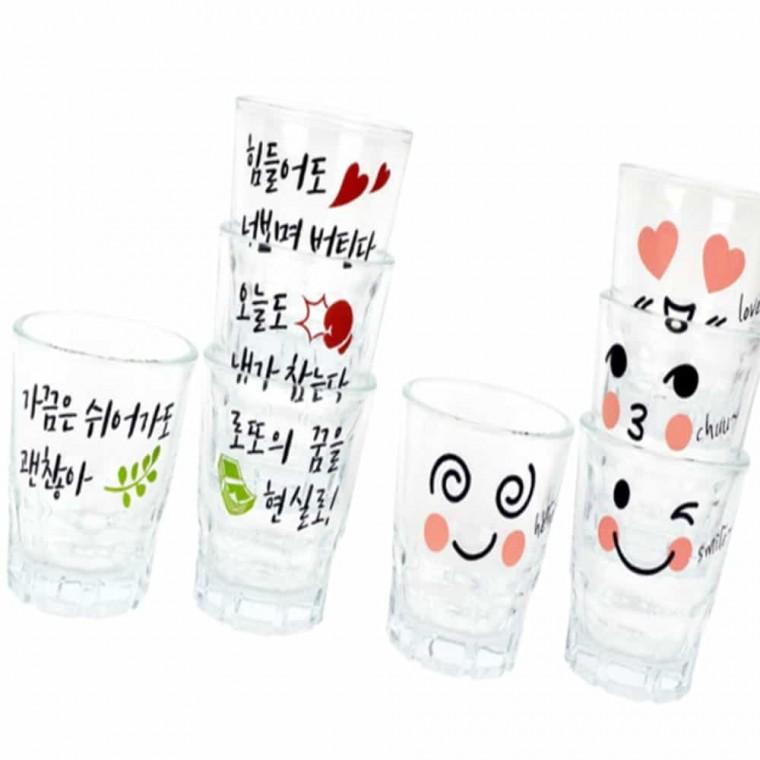예쁜소주잔 4p 이쁜술잔 특이한술잔
