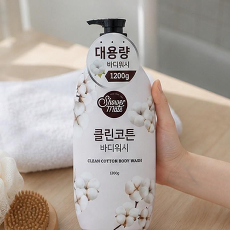 향기 바디워시 1200g 대용량 풍성한 거품 온가족 데일리샤워용