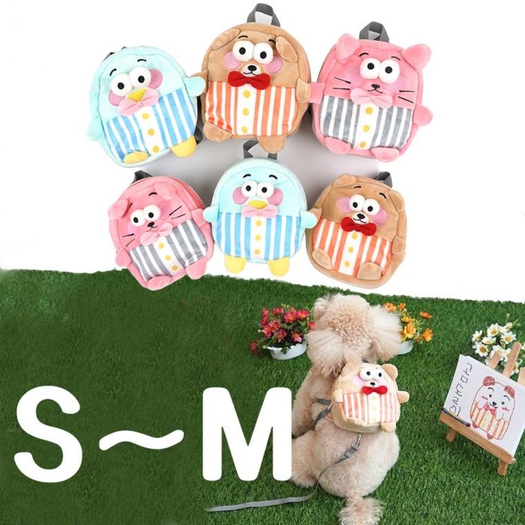 패리스독 큐트 애니멀 백팩 하네스 S - M