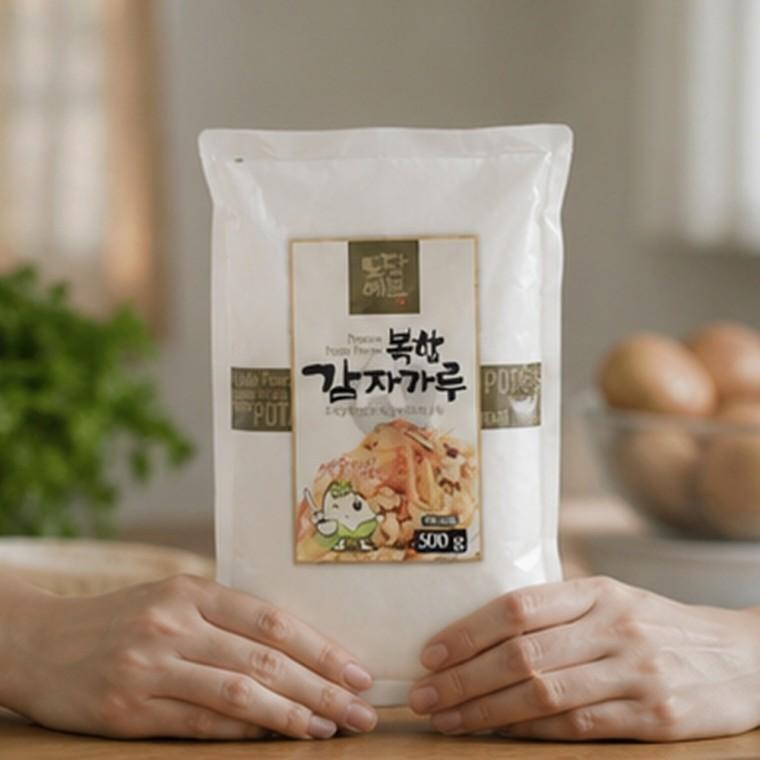 복합 감자전분 전분가루 조리용 반죽재료 500g 주방 식재료 보관용