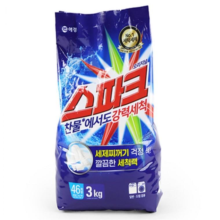 가루세제3kg리필 대용량세탁세제 세재 가루세탁세제