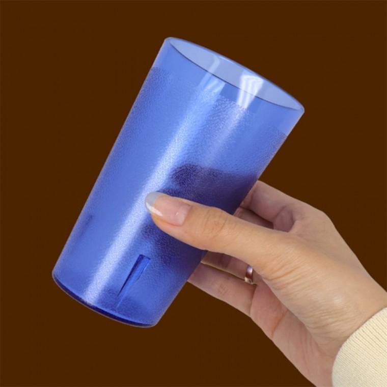 플라스틱물컵340ml 업소용주방기구 폴리카보네이트라운드컵 PC컵