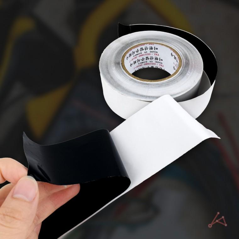발포테이프 50mm x 50M 에어컨전기선감는테이프 에어컨실외기전선테이프 검정전선테이프 에어컨실외기테이