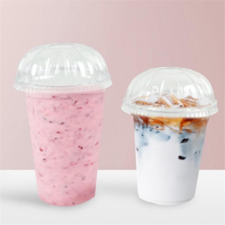 아이스컵돔뚜껑10P 투명테이크아웃컵 카페플라스틱컵 컵뚜껑세트