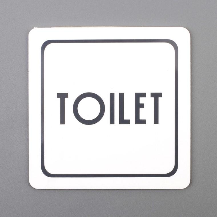 화장실표지판 사인몰 아크릴표지판 사각 TOILET표지판