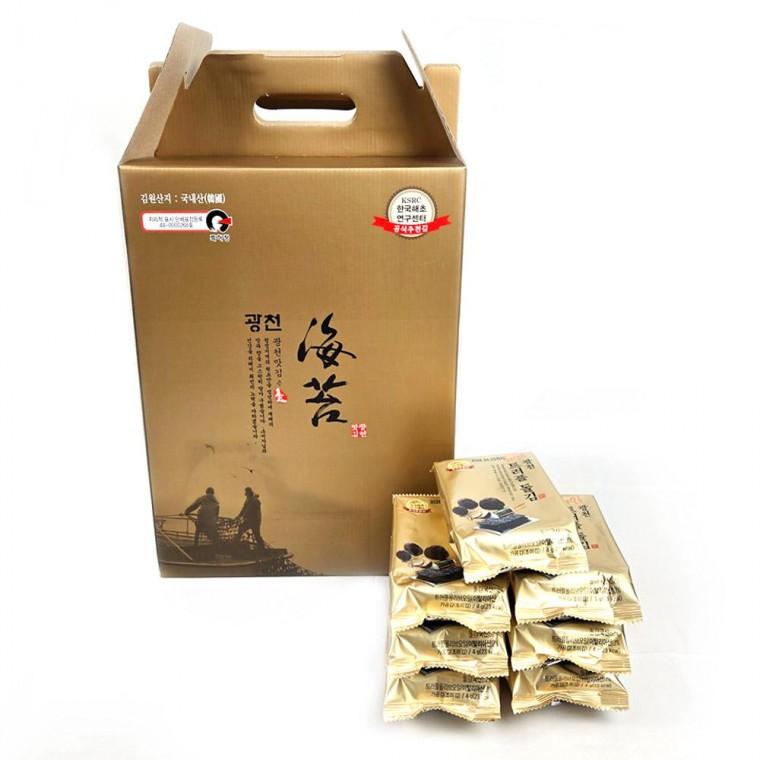 광천김 트러플 도시락김 대용량 27봉 추석 설 명절 선물세트