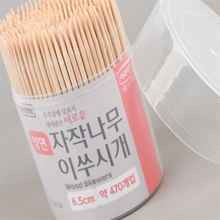 양면 이쑤시개 470P 일회용치실 두꺼운이쑤시개