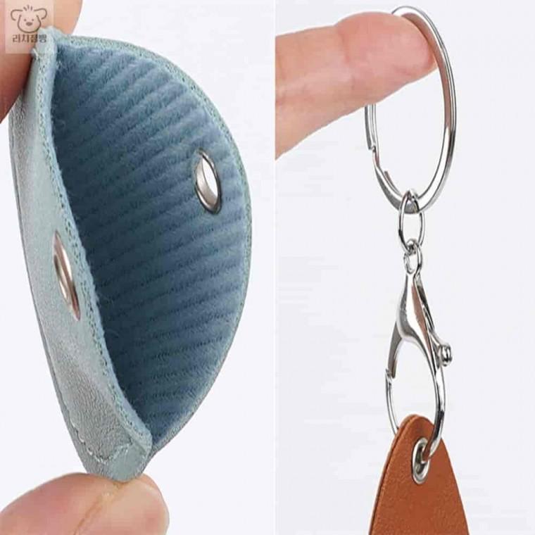 물방울 모양 PU 심플 링 열쇠고리 열쇠고리만들기 키홀더