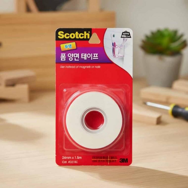 투명 폼 양면테이프 3m투명양면테이프 양면테잎