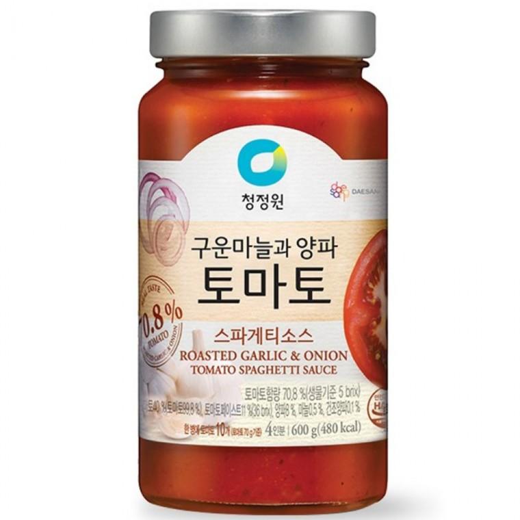 청정원 토마토 스파게티소스 600g 1개 유통기한 2026.12.18