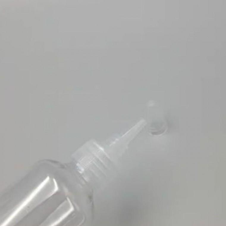 뾰족캡 잉크 물감 공병 100ml 투명 샘플용기