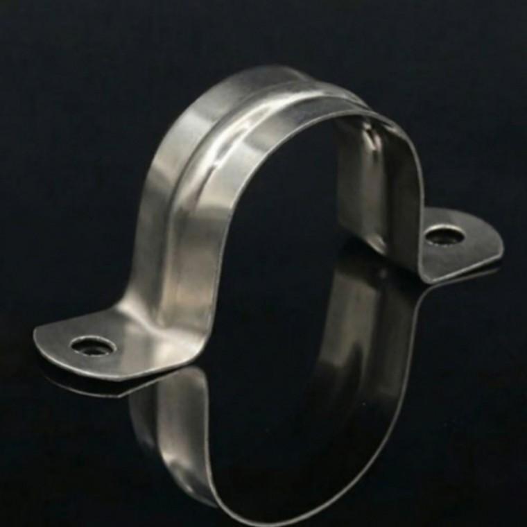 스텐 파이프 전선 배관 고정 새들 클램프 30mm 100개