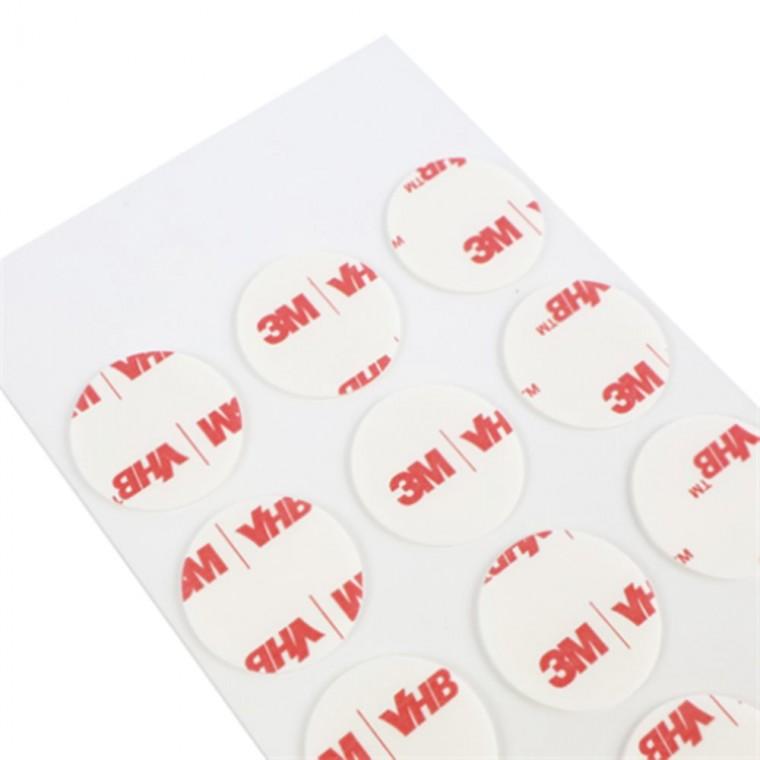 3M 초강력 원형 양면 테이프 2cm 12매 강력양면테이프 거울테이프 거친표면양면테이프