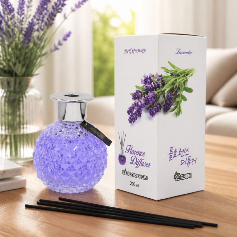 라벤더향 플로렌스 방향제 200ml 실내 거실 침실 거실용
