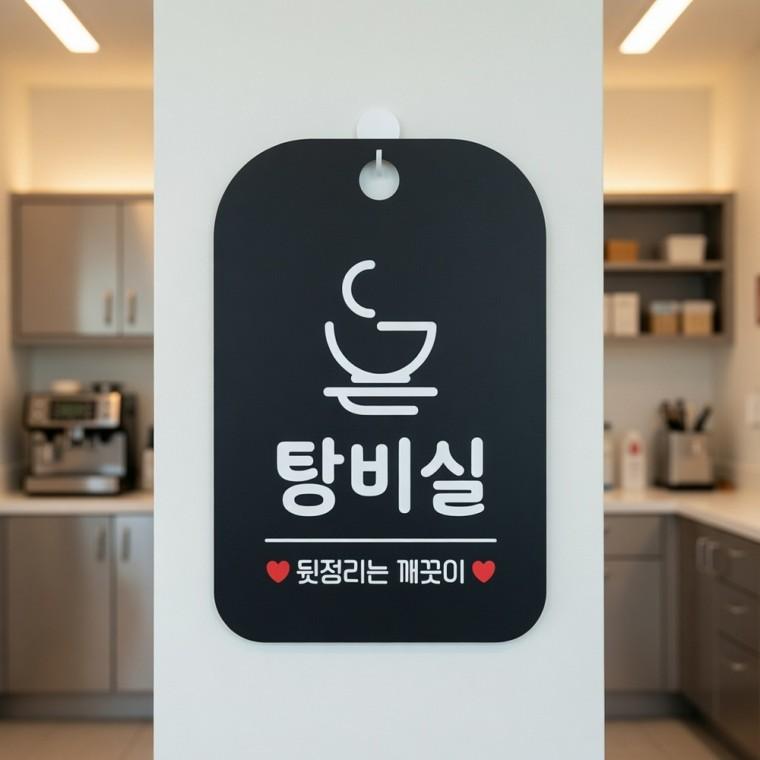 탕비실 안내판 가게안내판 안내팻말
