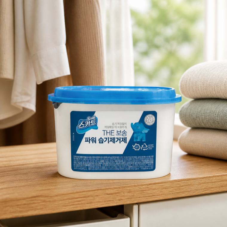 스카트 THE보송 염화칼슘 습기제거제 280g 옷장용 제습제