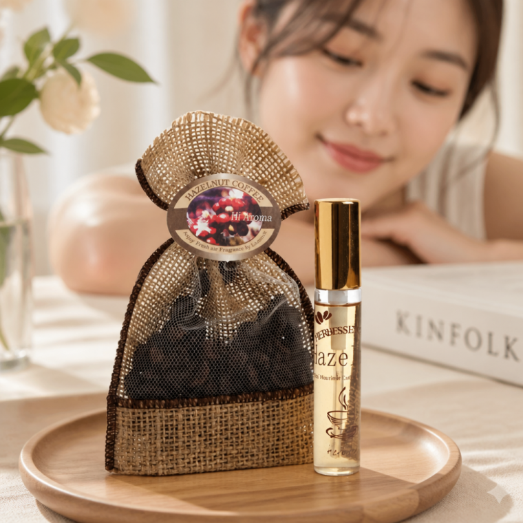 헤이즐넛 원두향 방향제 25ml 에센스포함 거치형 차량 실내 디퓨저