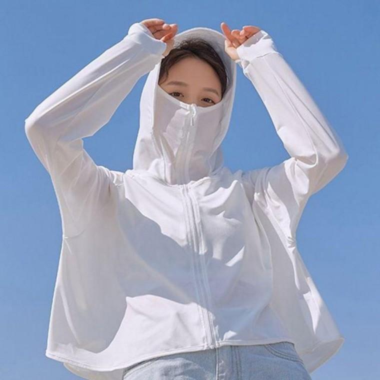 초경량 UV 햇빛 자외선 차단 쿨링 후드티 망토 선케어
