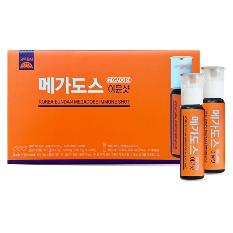 고려은단 메가도스 이뮨샷 30병 1박스