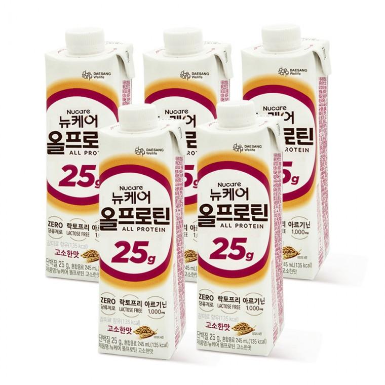 뉴케어 올프로틴 고소한맛 245ml 5팩