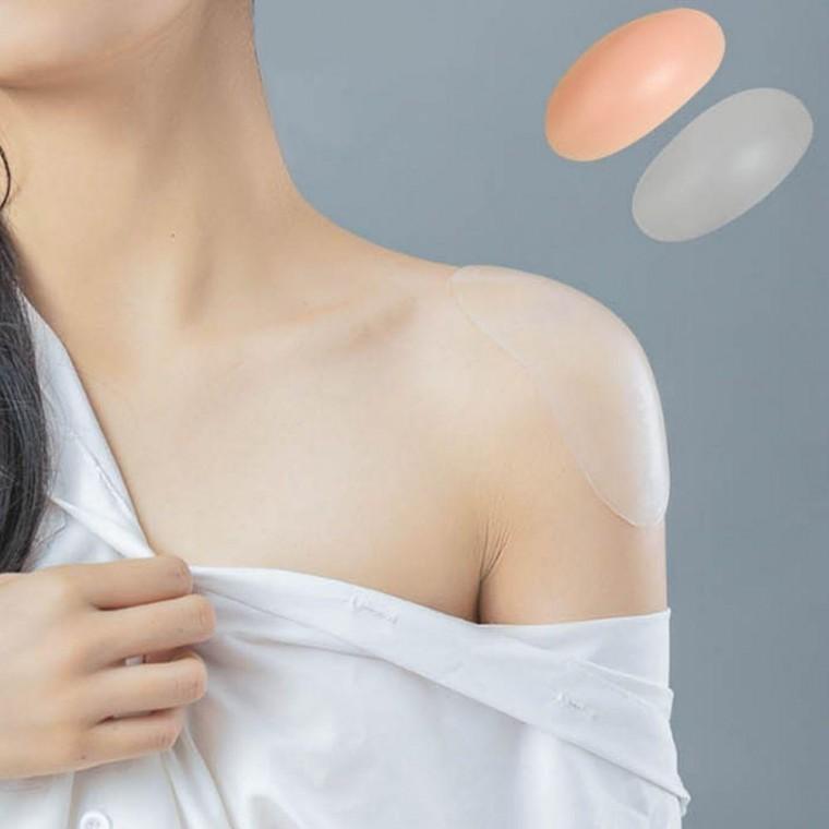 2컬러 간편 부착 어깨 보정 효과 실리콘 뽕패드